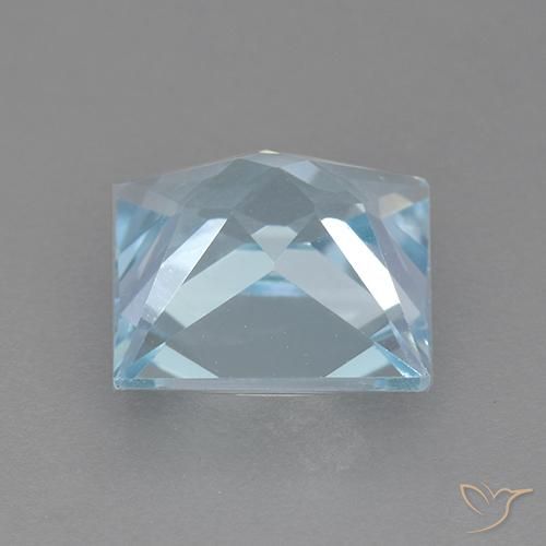 Topaz Gemstone in 8 x 8 mm (calibrated) Size for Sale, Topaz Stone in Sky Blue Color