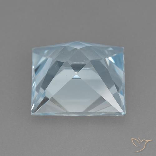 Topaz Gemstone in 8 x 8 mm (calibrated) Size for Sale, Topaz Stone in Sky Blue Color