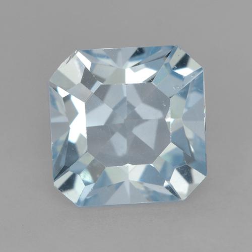 Небесно Голубой Топаз Камень - 3ct Восьмиугольная ступенчатая огранка (ID: 523640)