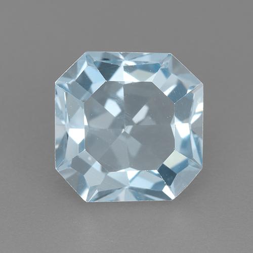 Baby blau Topas Edelstein - 3.1ct Octagon Stufenschliff (ID: 523709)