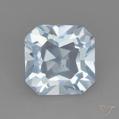 2.86ct Natural Sky Blue Topaz, Emerald Cut, VVS-VS