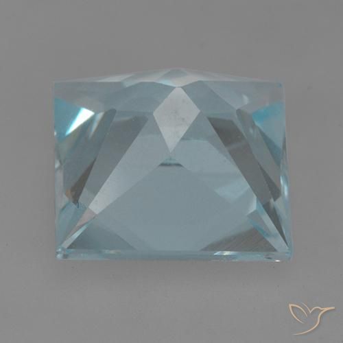 Topaz Gemstone in 8 x 8 mm (calibrated) Size for Sale, Topaz Stone in Sky Blue Color