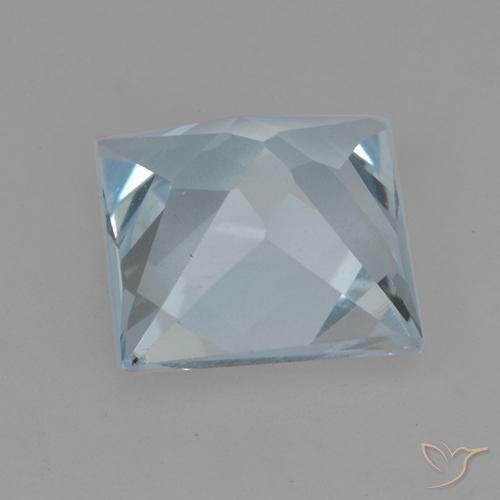 Topaz Gemstone in 7 x 7 mm (calibrated) Size for Sale, Topaz Stone in Sky Blue Color