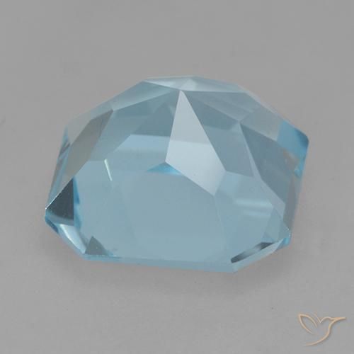 Topaz Gemstone in 9 x 9 mm (calibrated) Size for Sale, Topaz Stone in Sky Blue Color