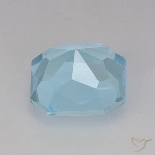 Topaz Gemstone in 9 x 9 mm (calibrated) Size for Sale, Topaz Stone in Sky Blue Color