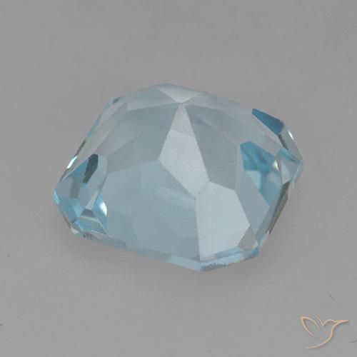 Topaz Gemstone in 9 x 9 mm (calibrated) Size for Sale, Topaz Stone in Sky Blue Color