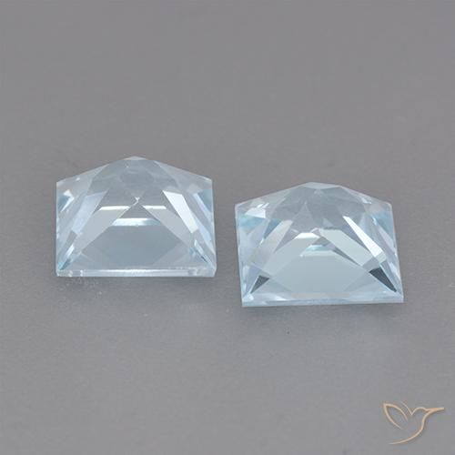 Topaz Gemstones in 7 x 7 mm (calibrated) Size for Sale, Topaz Stones in Sky Blue Color