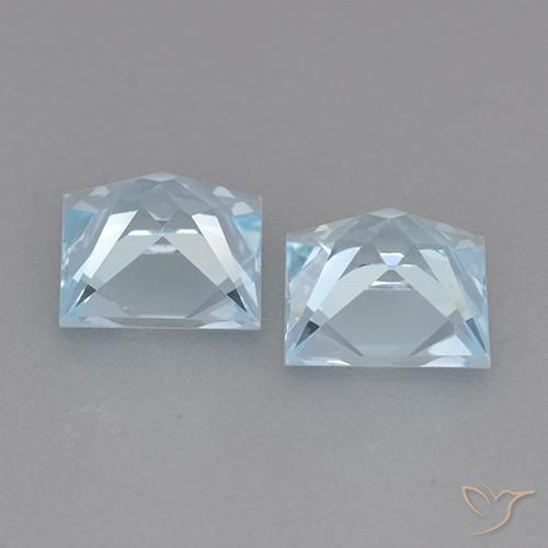 Topaz Gemstones in 7 x 7 mm (calibrated) Size for Sale, Topaz Stones in Sky Blue Color