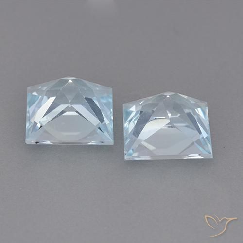 Topaz Gemstones in 7 x 7 mm (calibrated) Size for Sale, Topaz Stones in Sky Blue Color