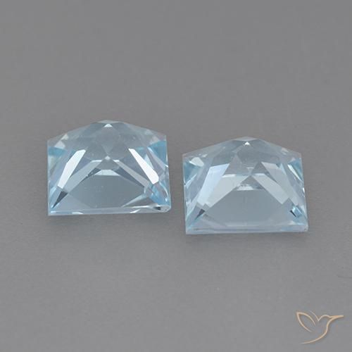 Topaz Gemstones in 7 x 7 mm (calibrated) Size for Sale, Topaz Stones in Sky Blue Color