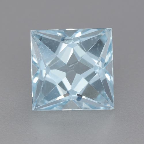Himmerlblau Topas Edelstein - 2.1ct Prinzess-Schliff (ID: 525238)