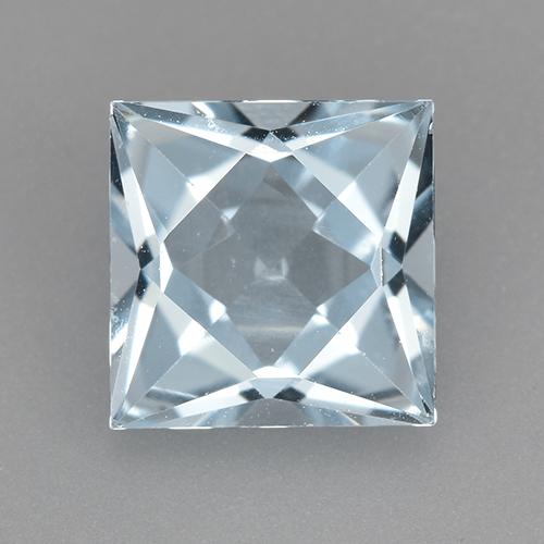 Light Blue Topaz Gem - 2.1ct Princess-Cut (ID: 525241)