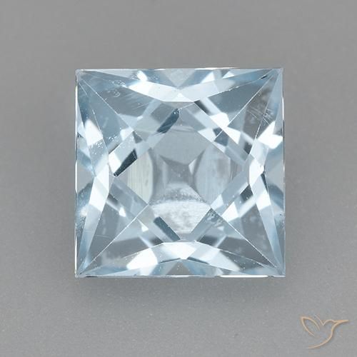 Небесно Голубой Топаз Камень - 2.2ct Огранка Принцесса (ID: 525243)