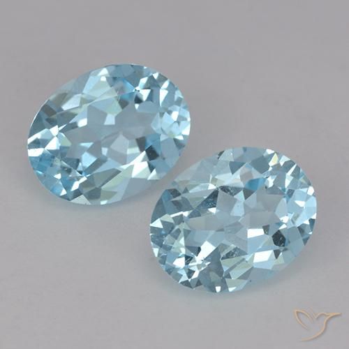 4.73ctw Natural Sky Blue Topaz, Oval, VVS-VS