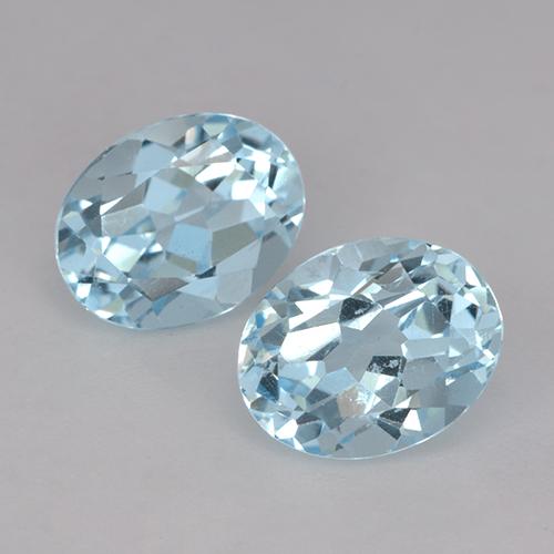 Sky Blue Topaz Gem - 2.4ct Oval Facet (ID: 525404)