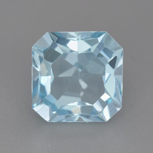 Azul claro Topacio Gema - 4.3ct Forma octagonal (ID: 525504)