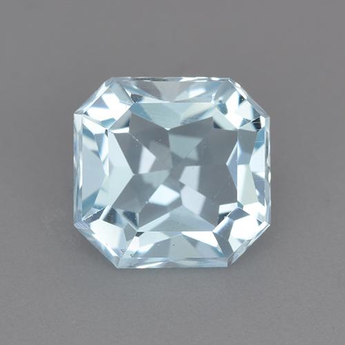 Sky Blue Topaz Gem - 3.6ct Octagon Facet (ID: 525513)