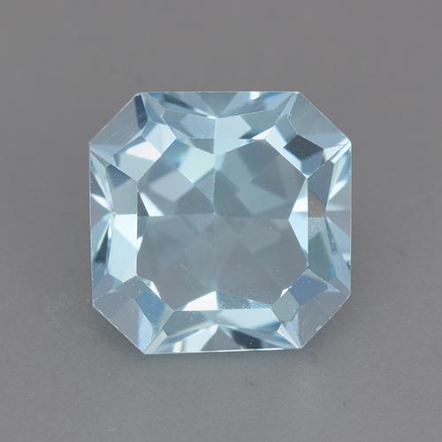 Sky Blue Topaz Gem - 4.1ct Octagon Facet (ID: 525514)
