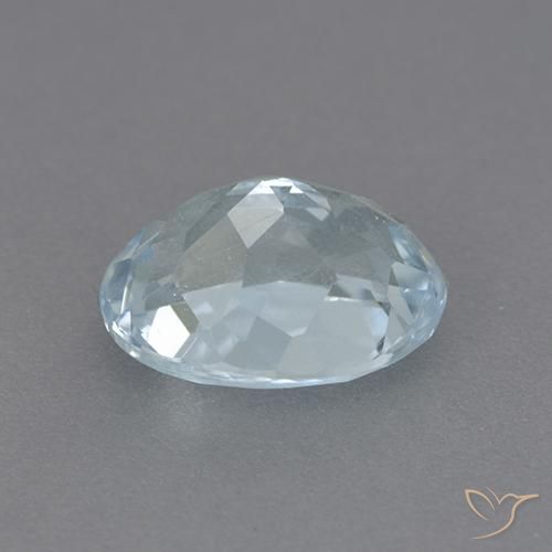 Topaz Gemstone in 9 x 7 mm (calibrated) Size for Sale, Topaz Stone in Sky Blue Color