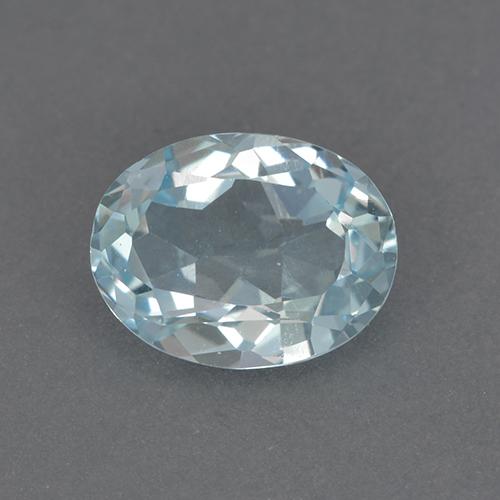 Небесно Голубой Топаз Камень - 1.8ct Фасетный Овал (ID: 525621)