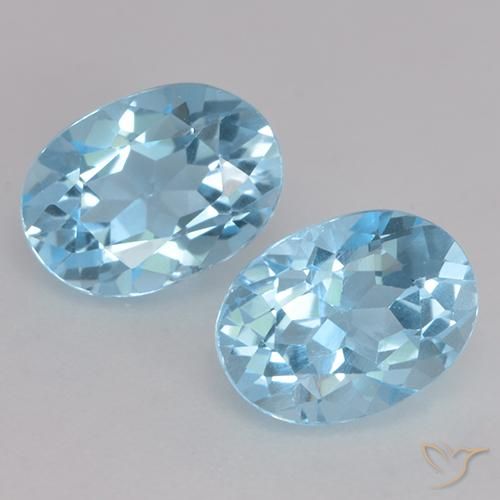 2.47ctw Natural Sky Blue Topaz, Oval, VVS-VS