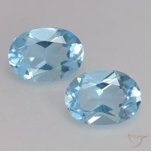 1.79ctw Natural Sky Blue Topaz, Oval, VVS-VS