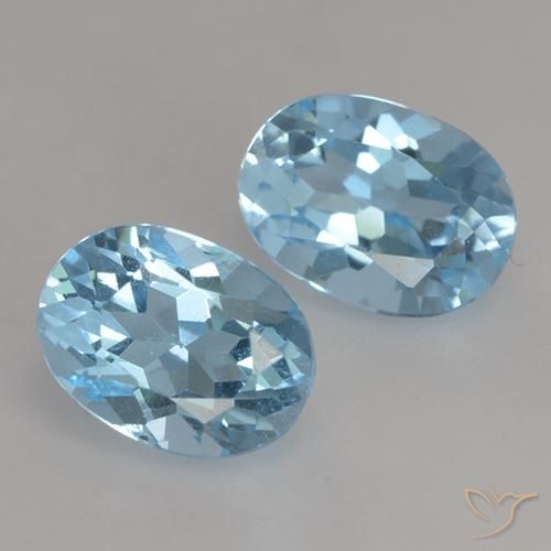 2.30ctw Natural Swiss Blue Topaz, Oval, VVS-VS