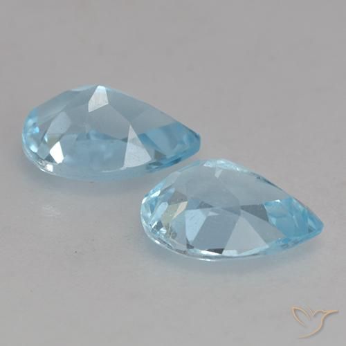 Topaz Gemstones in 7 x 5 mm (calibrated) Size for Sale, Topaz Stones in Sky Blue Color