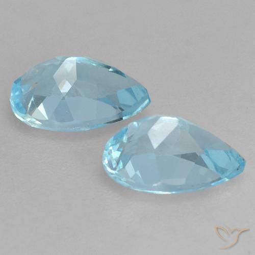 Topaz Gemstones in 7 x 5 mm (calibrated) Size for Sale, Topaz Stones in Sky Blue Color