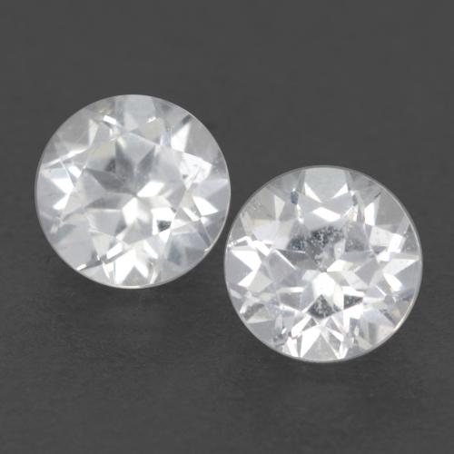 White Topaz Gem - 0.3ct Round Facet (ID: 539817)