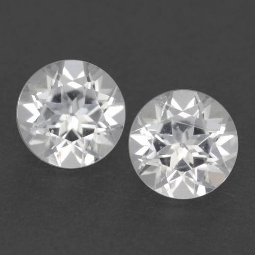 White Topaz Gem - 0.3ct Round Facet (ID: 539820)