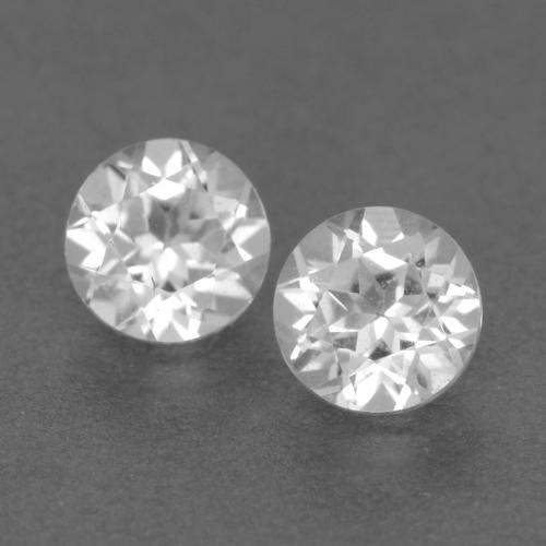 White Topaz Gem - 0.3ct Round Facet (ID: 539907)