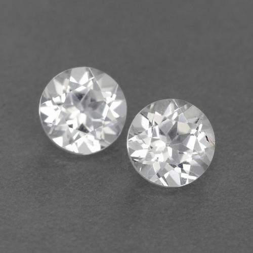 White Topaz Gem - 0.3ct Round Facet (ID: 540009)