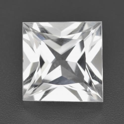 Белый Топаз Камень - 5.8ct Огранка Принцесса (ID: 557815)
