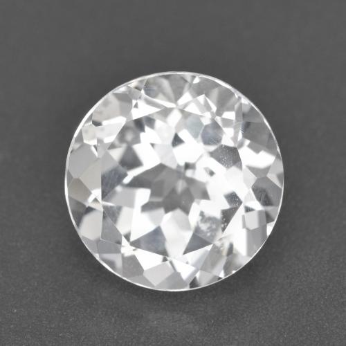White Topaz Gem - 4.3ct Round Facet (ID: 557817)