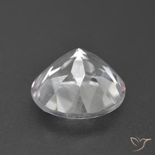 Topaz Gemstone in 10 mm (calibrated) Size for Sale, Topaz Stone in White Color