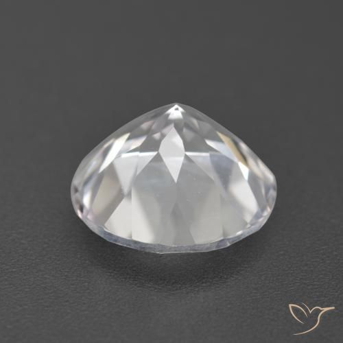 Topaz Gemstone in 10 mm (calibrated) Size for Sale, Topaz Stone in White Color