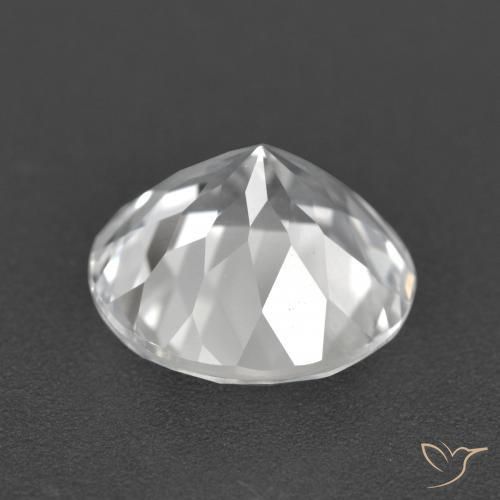 Topaz Gemstone in 10 mm (calibrated) Size for Sale, Topaz Stone in Clear White Color