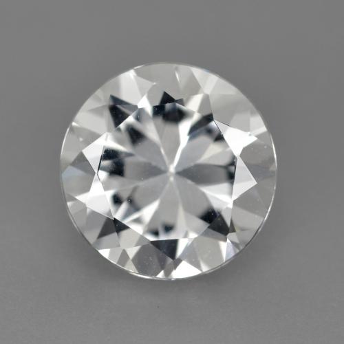 Warmweiß Topas Edelstein - 4.4ct Diamanten-Schliff (ID: 571479)