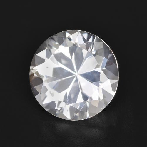 Blanco azulado Topacio Gema - 4.6ct Corte Diamante (ID: 571481)