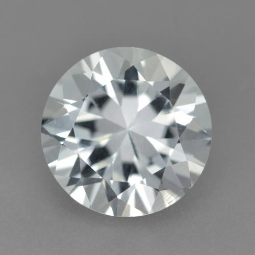 Bläulich-weiß Topas Edelstein - 4.4ct Diamanten-Schliff (ID: 571486)