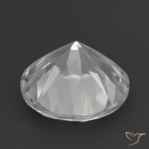 Topaz Gemstone in 10 mm (calibrated) Size for Sale, Topaz Stone in White Color