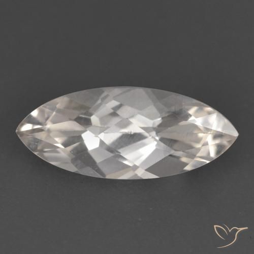 1.53ct Natural White Topaz, Marquise, VS