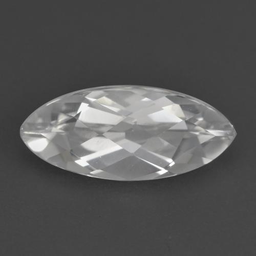 Blanco Topacio Gema - 1.6ct Forma Marquesa de Ajedrez y Corazón (ID: 571494)