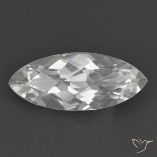 1.53ct Natural White Topaz, Marquise, VS