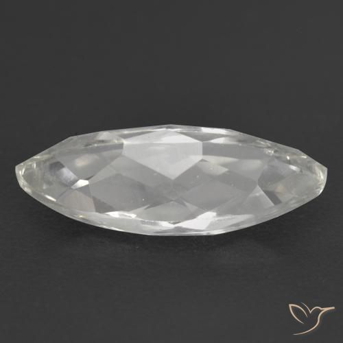 Topaz Gemstone in 12.1 x 5.1 mm Size for Sale, Topaz Stone in White Color