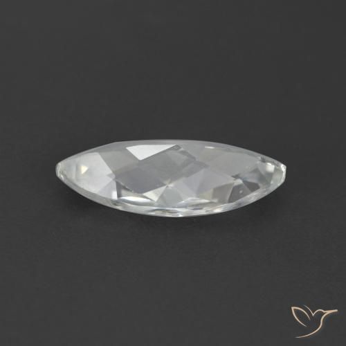 Topaz Gemstone in 11.8 x 5.1 mm Size for Sale, Topaz Stone in White Color