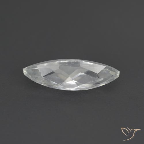 Topaz Gemstone in 12 x 4.9 mm Size for Sale, Topaz Stone in White Color