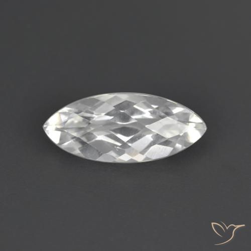 1.76ct Natural White Topaz, Marquise, VS