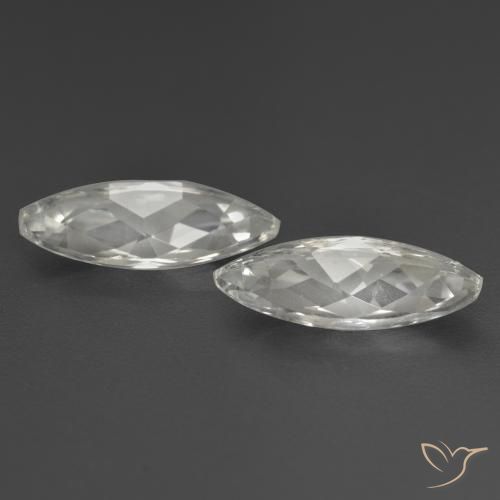 Topaz Gemstones in 11.8 x 5 mm Size for Sale, Topaz Stones in Warm White Color